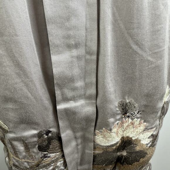 Anthropologie Floreat Finch & Thistle Bird Embroidered Dress Size 2 Whimsical - Picture 13 of 16